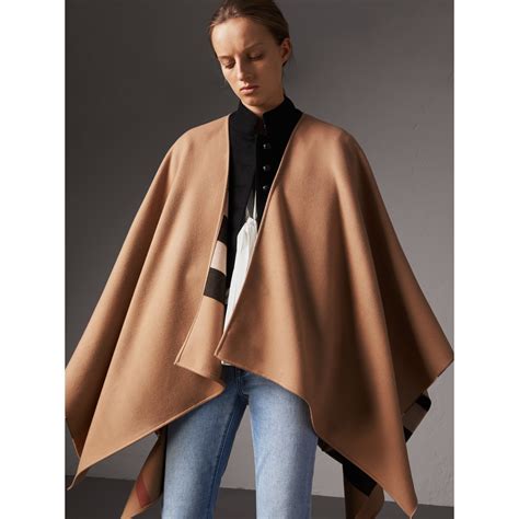 burberry merino wool cape|Burberry poncho cape sale.